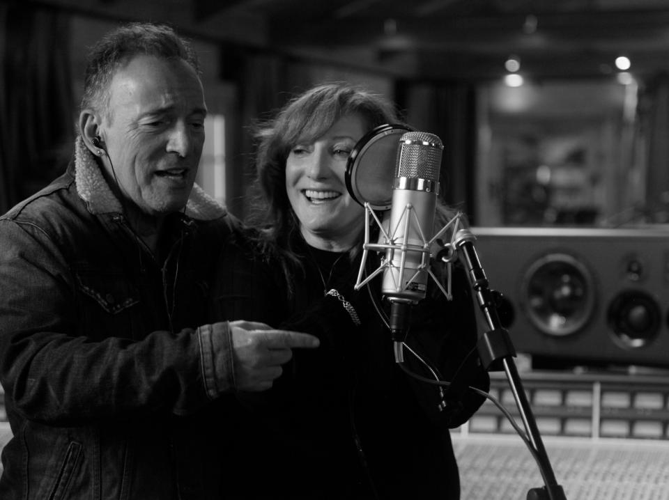 Bruce Springsteen and Patti Scialfa in "Bruce Springsteen's Letter to You" from Apple TV+.