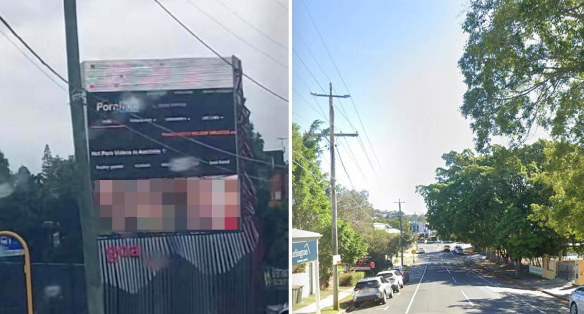 Pornbur - Aussies stunned as hackers take over digital billboard with porn