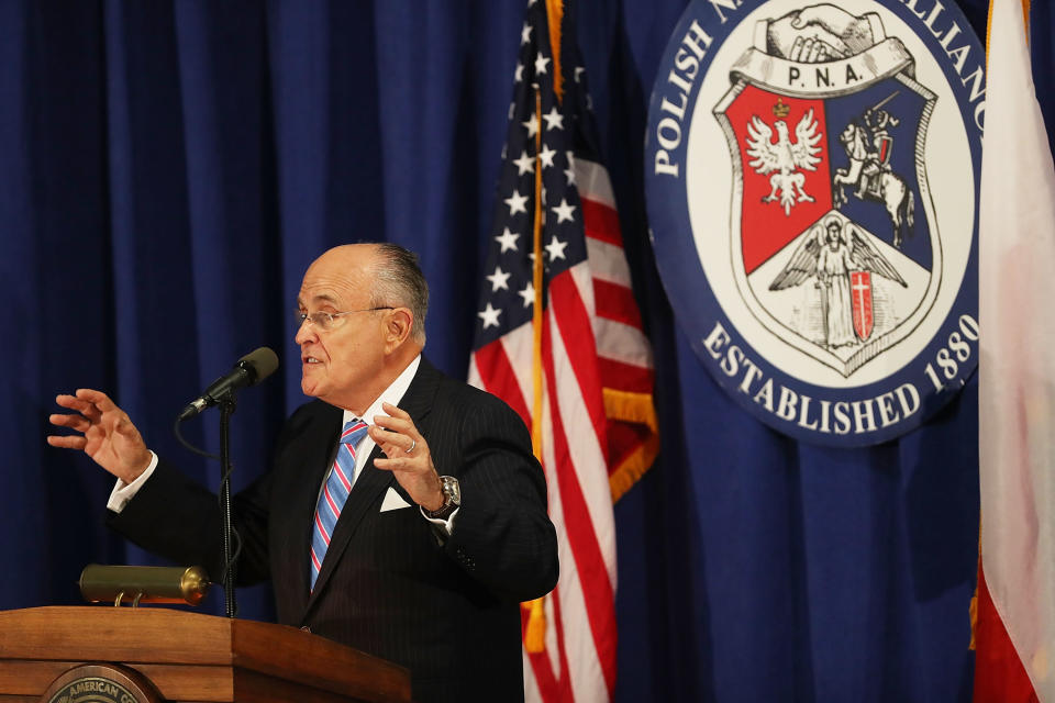 Rudolph Giuliani es muy cercano a Trump. (Photo by Spencer Platt/Getty Images)