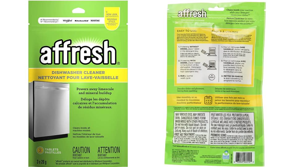 Affresh Dishwasher Cleaner Tablets - Amazon, $9