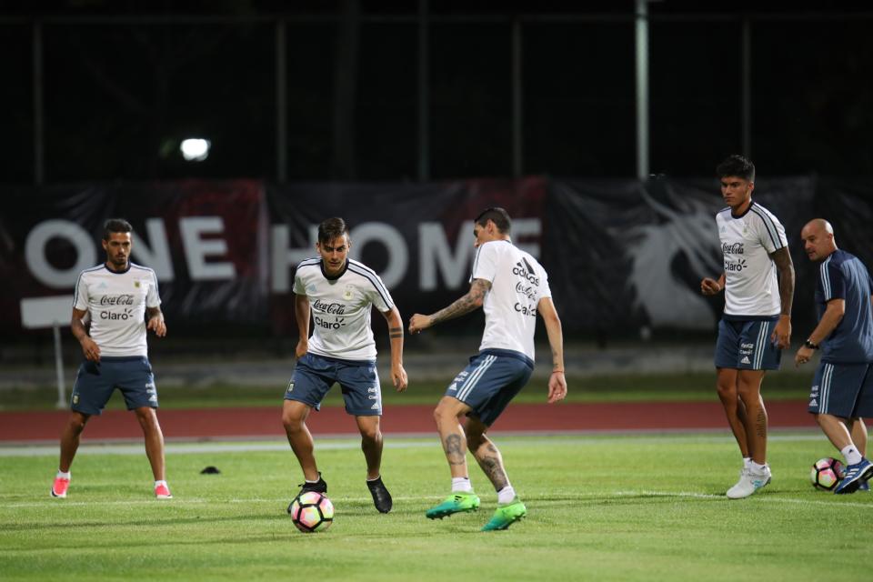  Argentina national football team in Singapore for international friendly