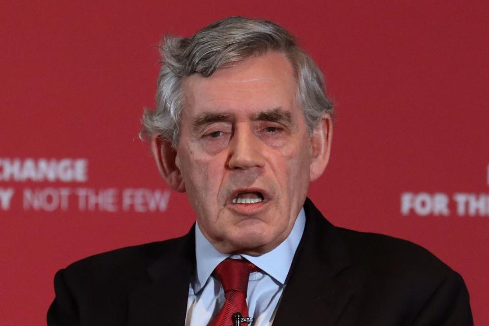 Gordon Brown headed up the panel which has proposed a 'New Britain' <i>(Image: PA)</i>