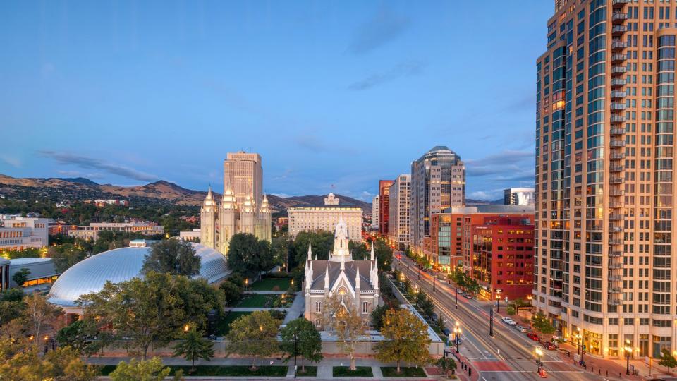 Temple Square, Salt Lake City, Utah, USA