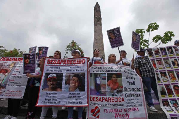 Marcha por los desaparecidos en Jalisco