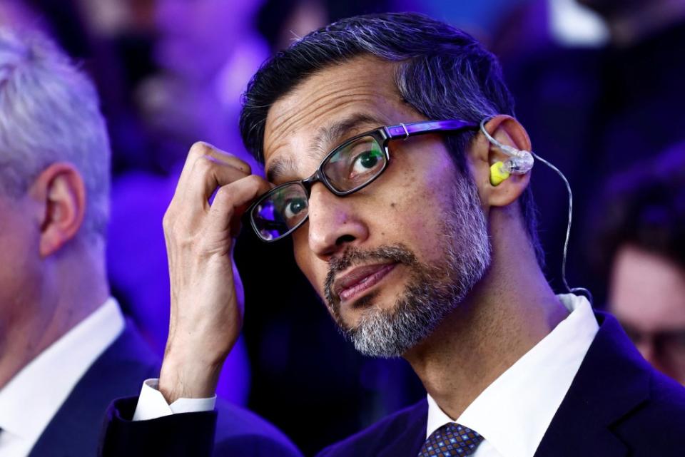 Google CEO Sundar Pichai has led the company since 2015. REUTERS