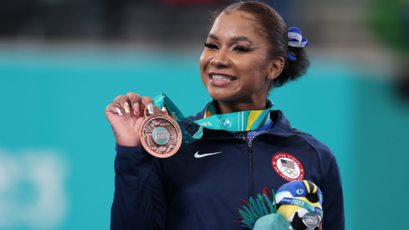 Jordan Chiles Returns To UCLA After Clinching Victory At Pan American Games | Al Bello/Getty Image