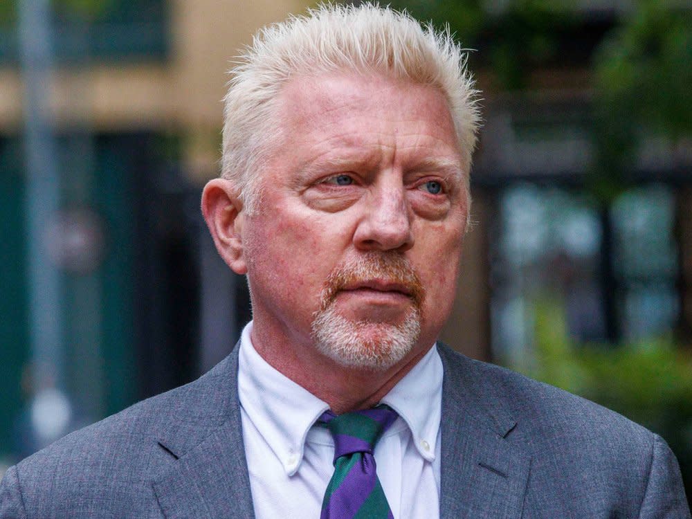 Boris Becker im April 2022 vor dem Londoner Gericht. (Bild: ddo)