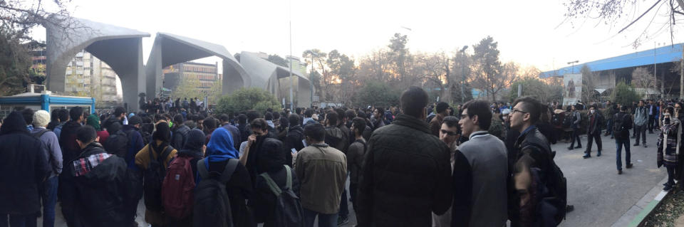 Anti-government protests roil Iran