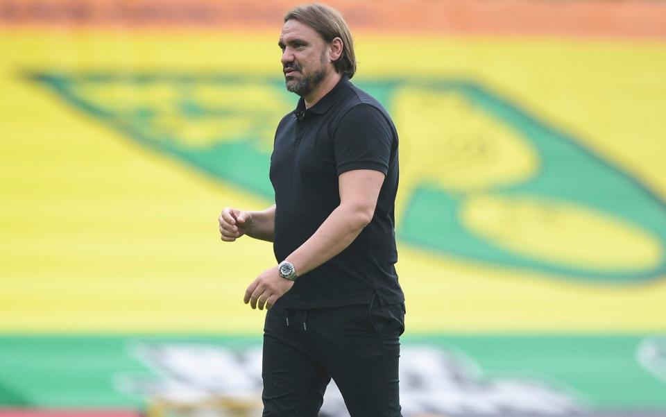 Daniel Farke in black polo shirt - NMC POOL