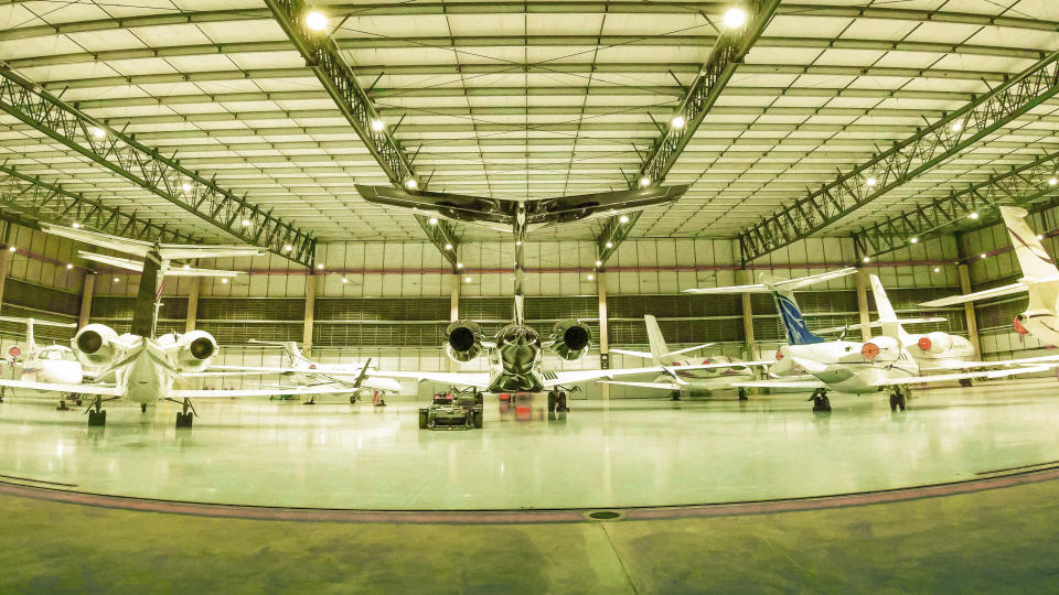 The Catarina airport now has 10 hangars versus two to accommodate the burgeoning number of private jets that are based there.