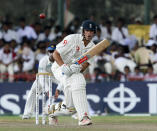 <p>After scoring more runs during the 2007 English summer, Cook’s reputation as a fine player of spin was enhanced in Sri Lanka later that year. He scored a century at Galle (Getty Images) </p>