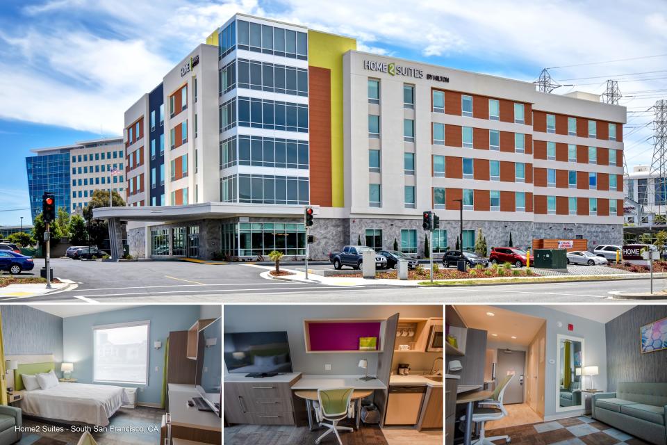 Hilton’s first modular project, a Home2 Suites. Photo credit: Guerdon Modular Buildings.