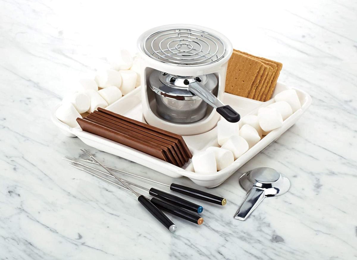  Progressive Prep Solutions Microwave S'mores Maker,  Brown/White: As Seen On Tv: Home & Kitchen