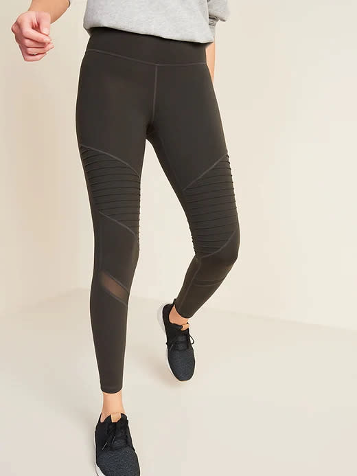 High-Waisted Elevate Moto 7/8-Length Leggings. Image via Old Navy.