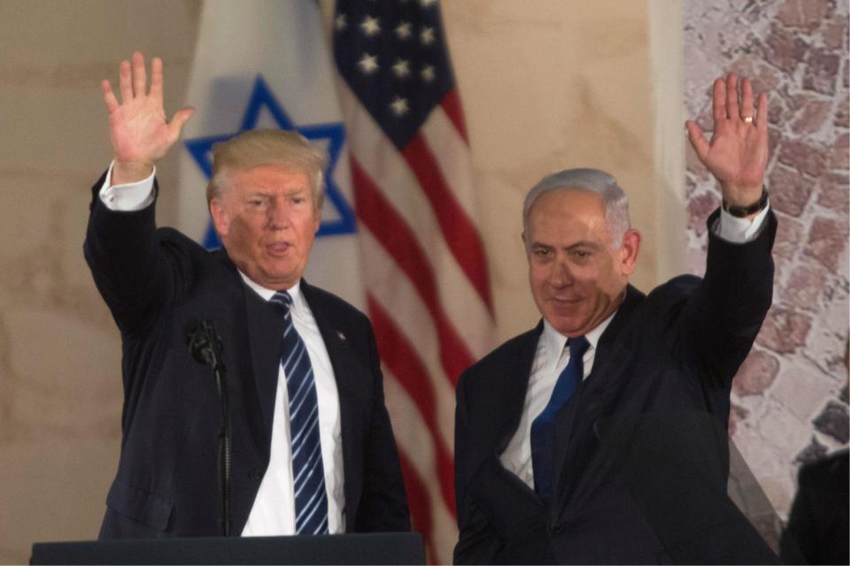 Donald Trump did not address the Israeli parliament because the White House was concerned about heckling and interruptions: Lior Mizrahi/Getty Images