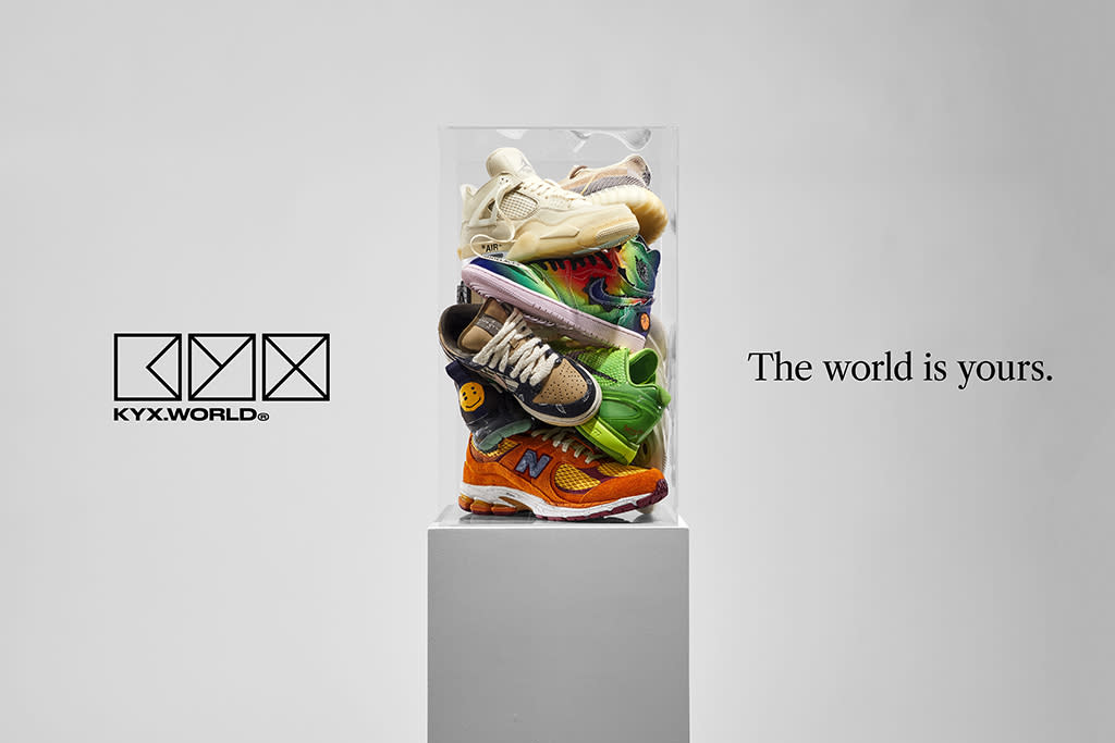 Kyx World, a sneaker subscription platform offering high-heat releases, launched in June 2021. - Credit: Courtesy of Kyx World