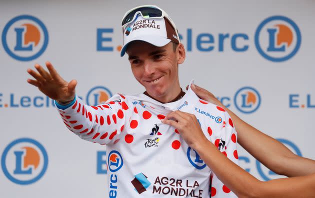 Sur le Tour de France 2019 Romain Bardet s'était emparé de la tunique à pois à partir de la 18e étape, pour ne plus la quitter jusqu'à Paris. (Photo: Gonzalo Fuentes via Reuters)