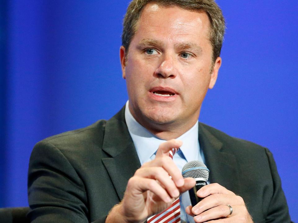 Wal-Mart CEO Doug McMillon addresses a business leader panel discussion as part of the U.S.-Africa Business Forum in Washington