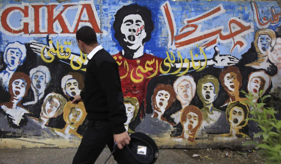 Memorial at Egypt's Tahrir Square