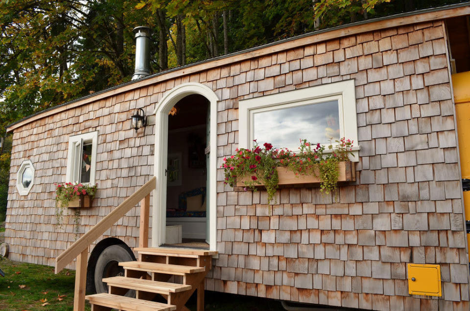 The Tiny School Bus House