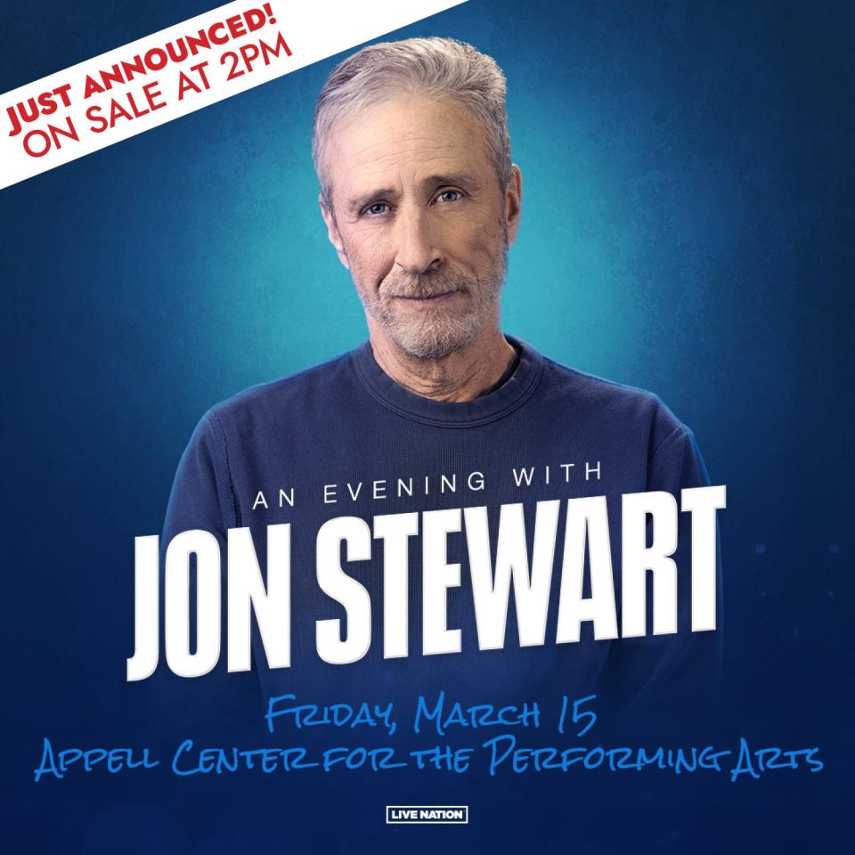 American comedian, writer, political commentator, and television host Jon Stewart will be spending an evening with York at the Strand Theater on Friday, March 15.