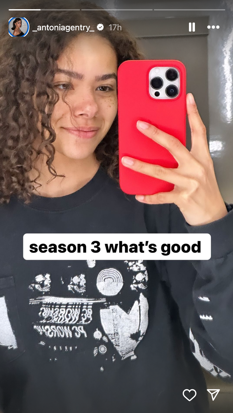 <h1 class="title">Ginny & Georgia Season 3: Netflix Release Date, Cast, Trailer, and Everything We Know So Far</h1><cite class="credit">Courtesy of Antonia Gentry/Instagram @\_antoniagentry\_</cite>