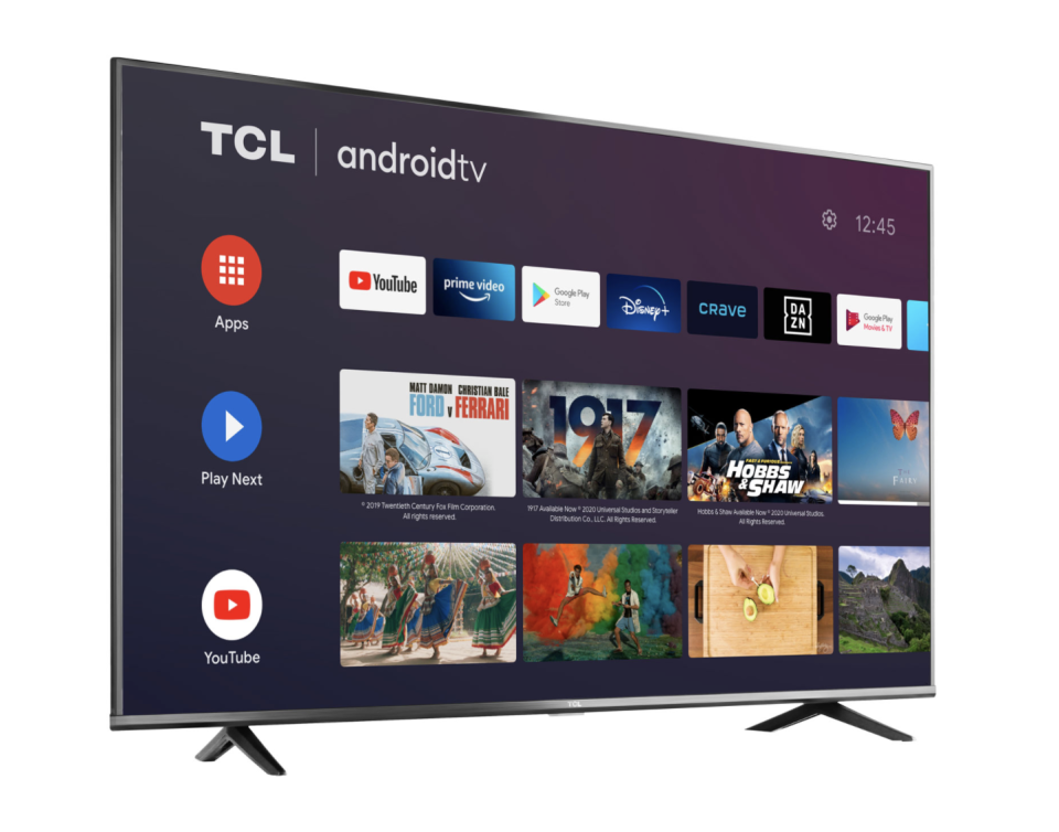 TCL 4-Series 55" 4K UHD HDR LED Android Smart TV - on sale $400 (originally $550). 