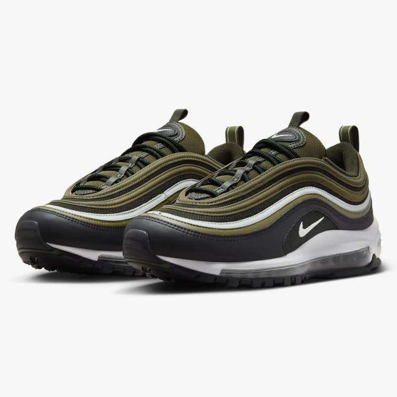 <p>Courtesy of Nike</p><p>One of the more sought-after Air Max styles, the 97 features a distinct ripple design across the upper with a full-length air pocket. Though it’s no longer recommended as a running shoe, it remains an easy way to stand out in a crowd and is always a conversation starter. This particular colorway has a secret—luminescent panels along the ripple design that reflect light for a cool look.</p><p>[$130 (was $175); <a href="https://clicks.trx-hub.com/xid/arena_0b263_mensjournal?q=https%3A%2F%2Fhowl.me%2FckMga91ojt9&event_type=click&p=https%3A%2F%2Fwww.mensjournal.com%2Fstyle%2Fnike-mens-shoe-sale-october-2023%3Fpartner%3Dyahoo&author=Anthony%20Mastracci&item_id=ci02cbb36fe0002679&page_type=Article%20Page&partner=yahoo&section=sneakers&site_id=cs02b334a3f0002583" rel="nofollow noopener" target="_blank" data-ylk="slk:nike.com;elm:context_link;itc:0;sec:content-canvas" class="link ">nike.com</a>]</p>