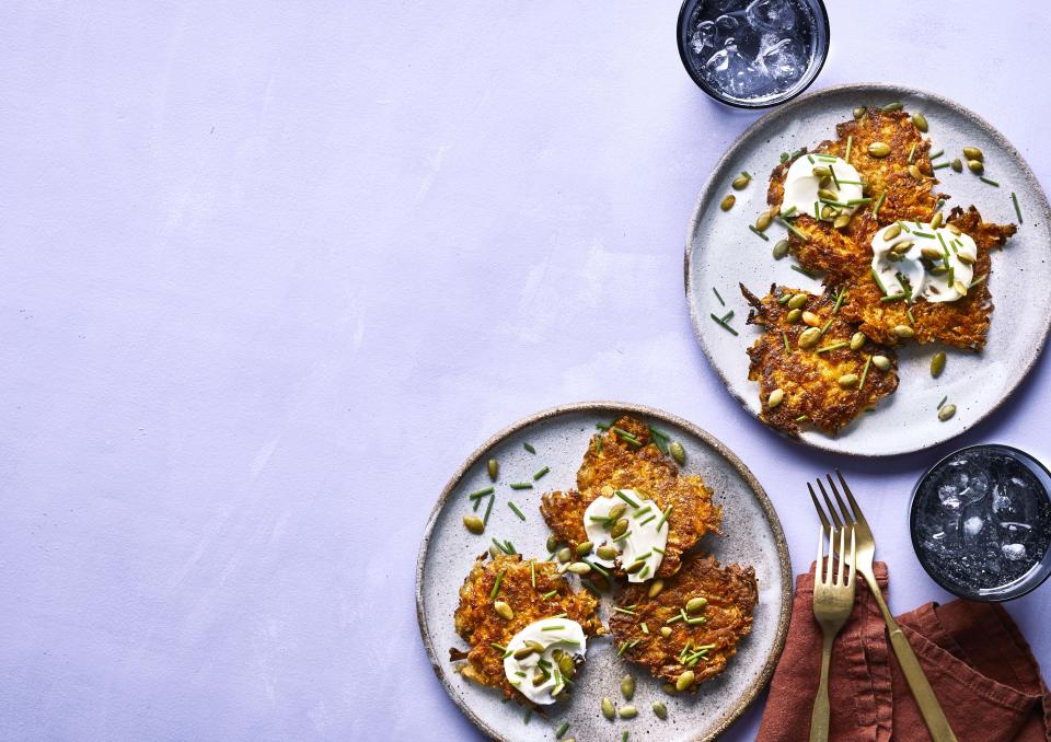 Ancho Sweet Potato Latkes