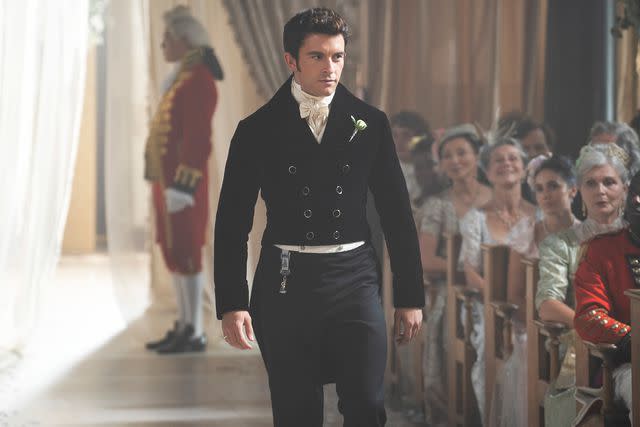 <p>Liam Daniel/Netflix</p> Jonathan Bailey as Anthony Bridgerton in Season 2 of 'Bridgerton'.