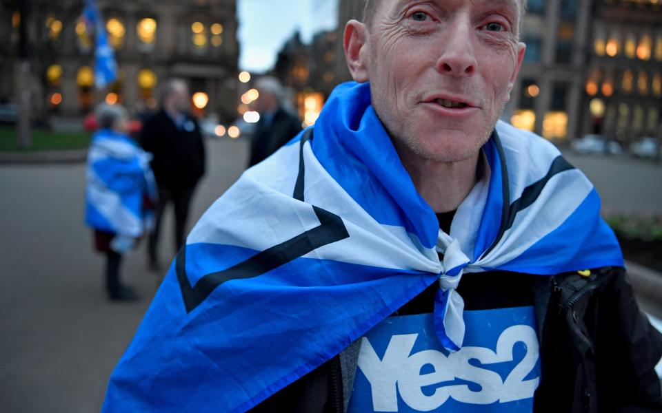 Independence supporter - Credit: Jeff J Mitchell/Getty