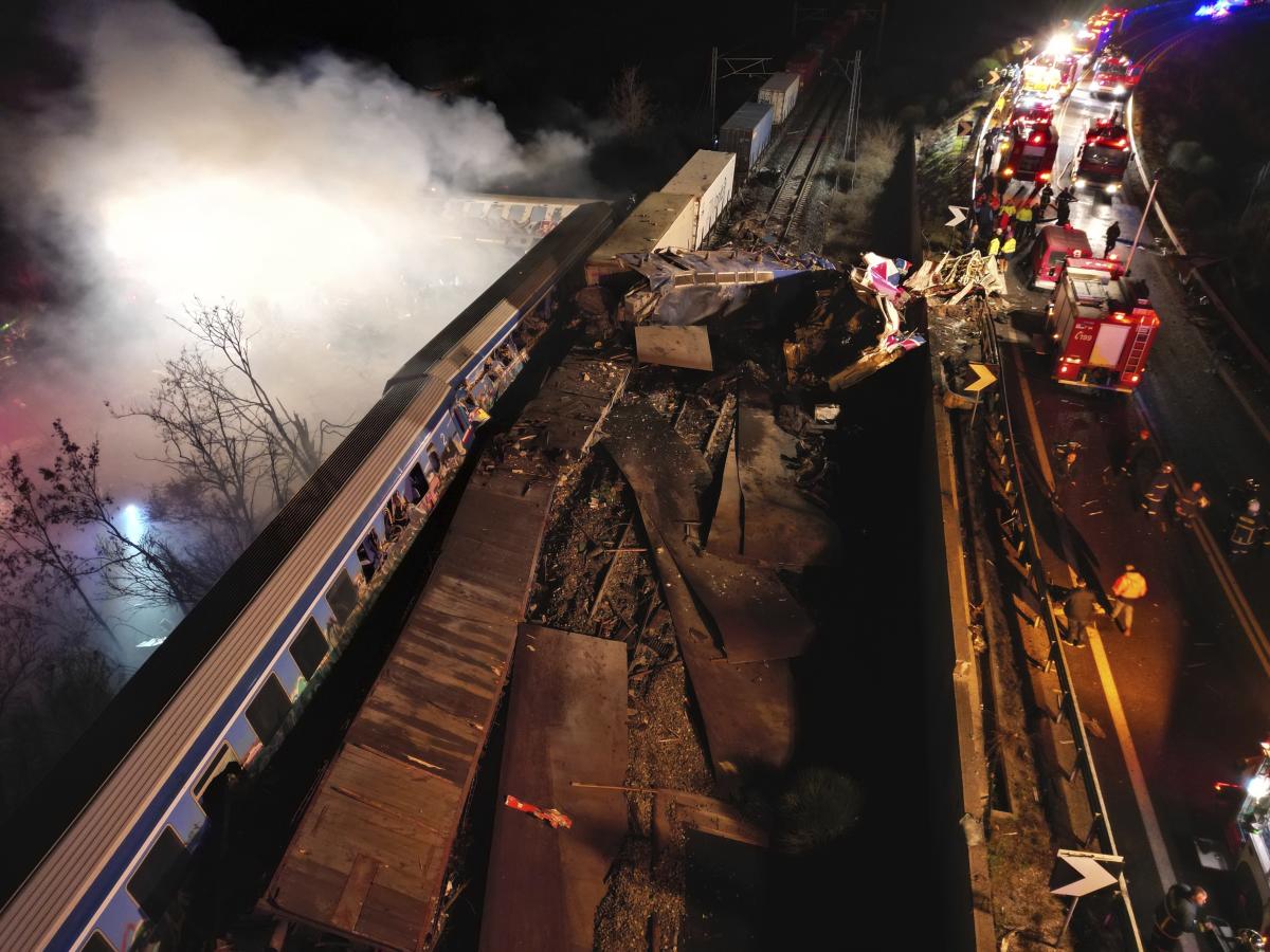 #Fiery Greece train collision kills 32, injures at least 85