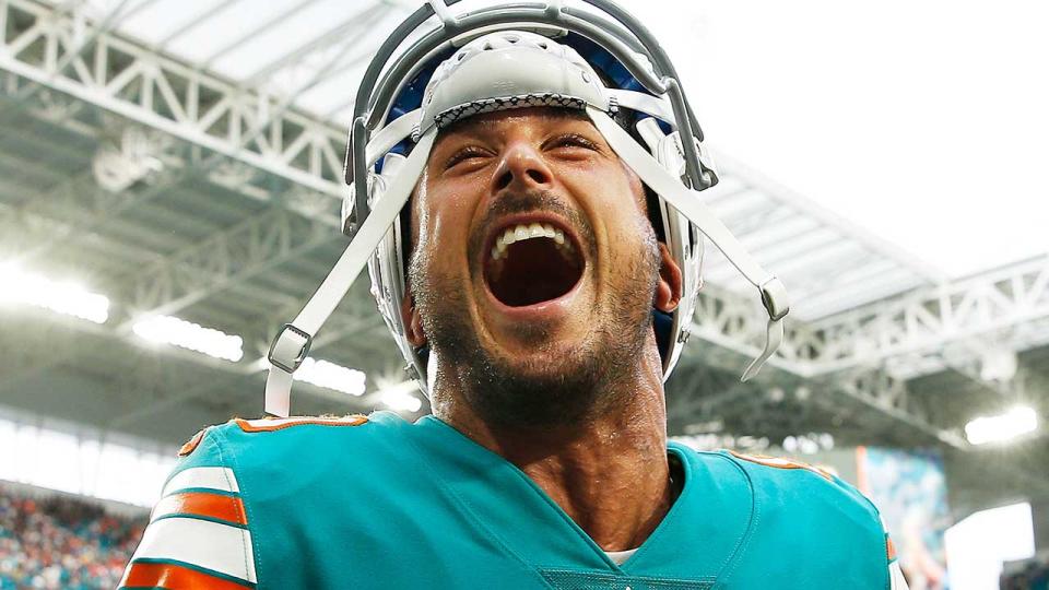 The Miami Dolphins have rocked the NFL with their game-winning miracle play. Pic: Getty