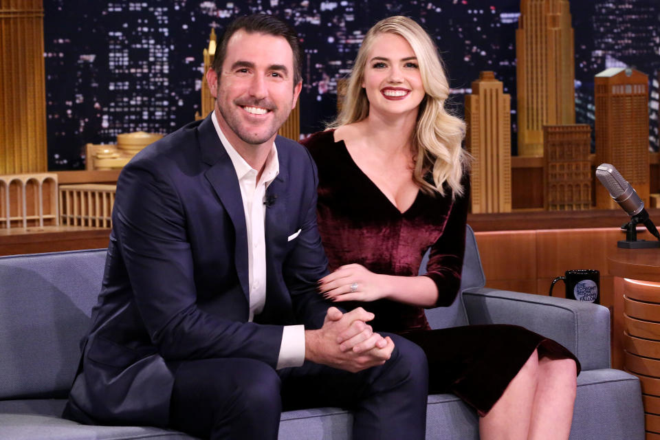 <p><b>"We got taken around our wedding via FaceTime."</b> — Justin Verlander, on<span> almost missing his and Kate Upton's wedding</span> after winning the World Series, on<i> The Tonight Show</i></p>