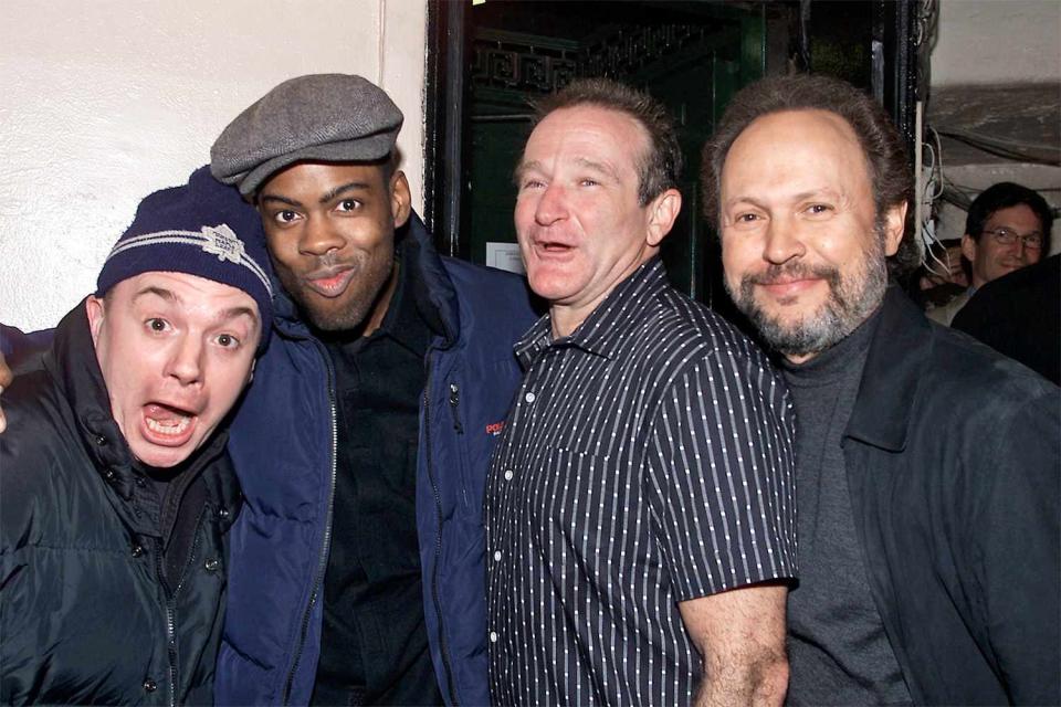 Billy Crystal Supports Best Friend Robin Williams at His Comedy Show