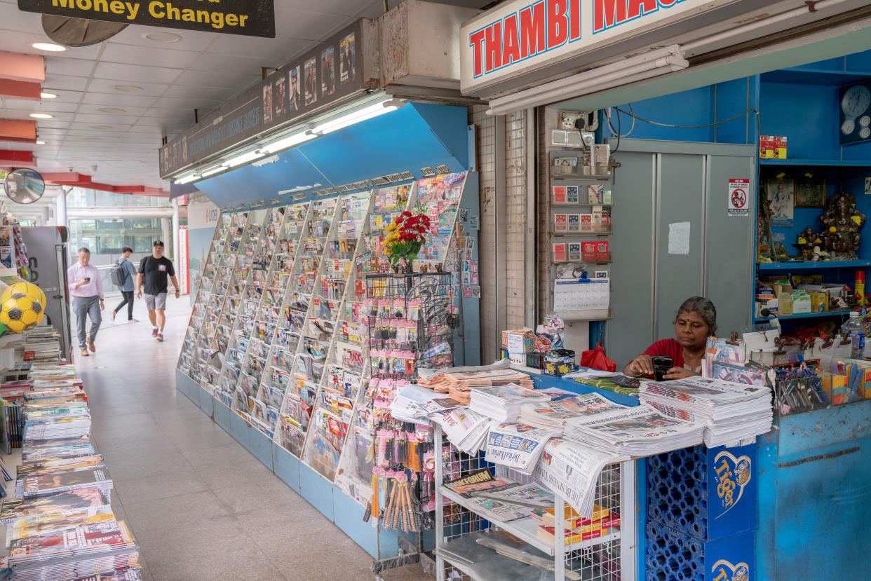 Thambi Magazine store at Holland Village. 