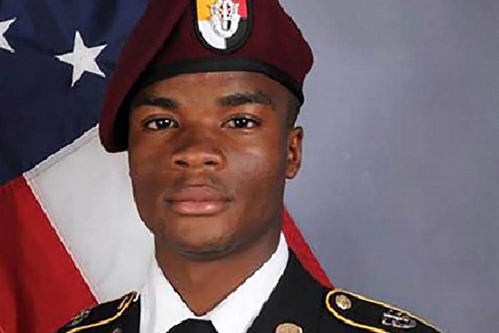 Undated official army photo of Sgt La David T Johnson.