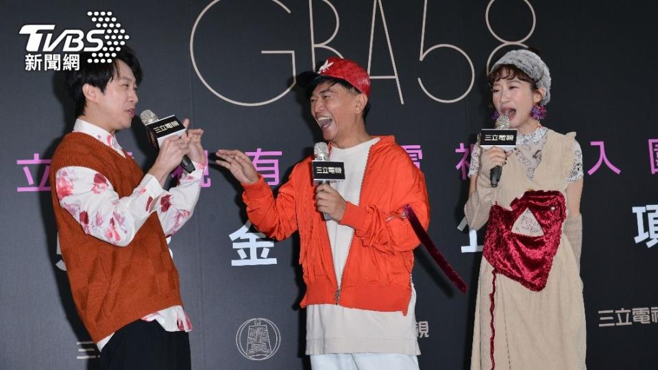 陳漢典、吳宗憲、Lulu憑《綜藝大熱門》再度入圍金鐘獎。（圖／張哲鳴攝）