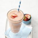 <p>Greek yogurt and nut butter boost protein, and ground flaxseed adds omega-3s in this fresh fruit smoothie recipe. Use ice cubes if you like a frosty smoothie or opt for water if you don't want it so cold. <a href="https://www.eatingwell.com/recipe/251179/strawberry-banana-protein-smoothie/" rel="nofollow noopener" target="_blank" data-ylk="slk:View Recipe" class="link ">View Recipe</a></p>