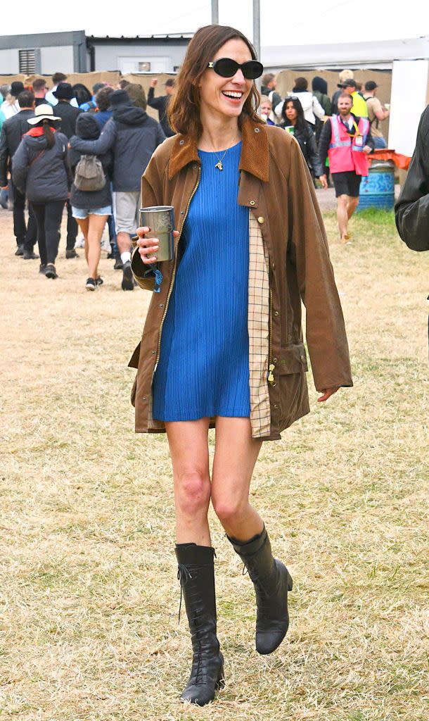 Alexa Chung at Glastonbury, 2022