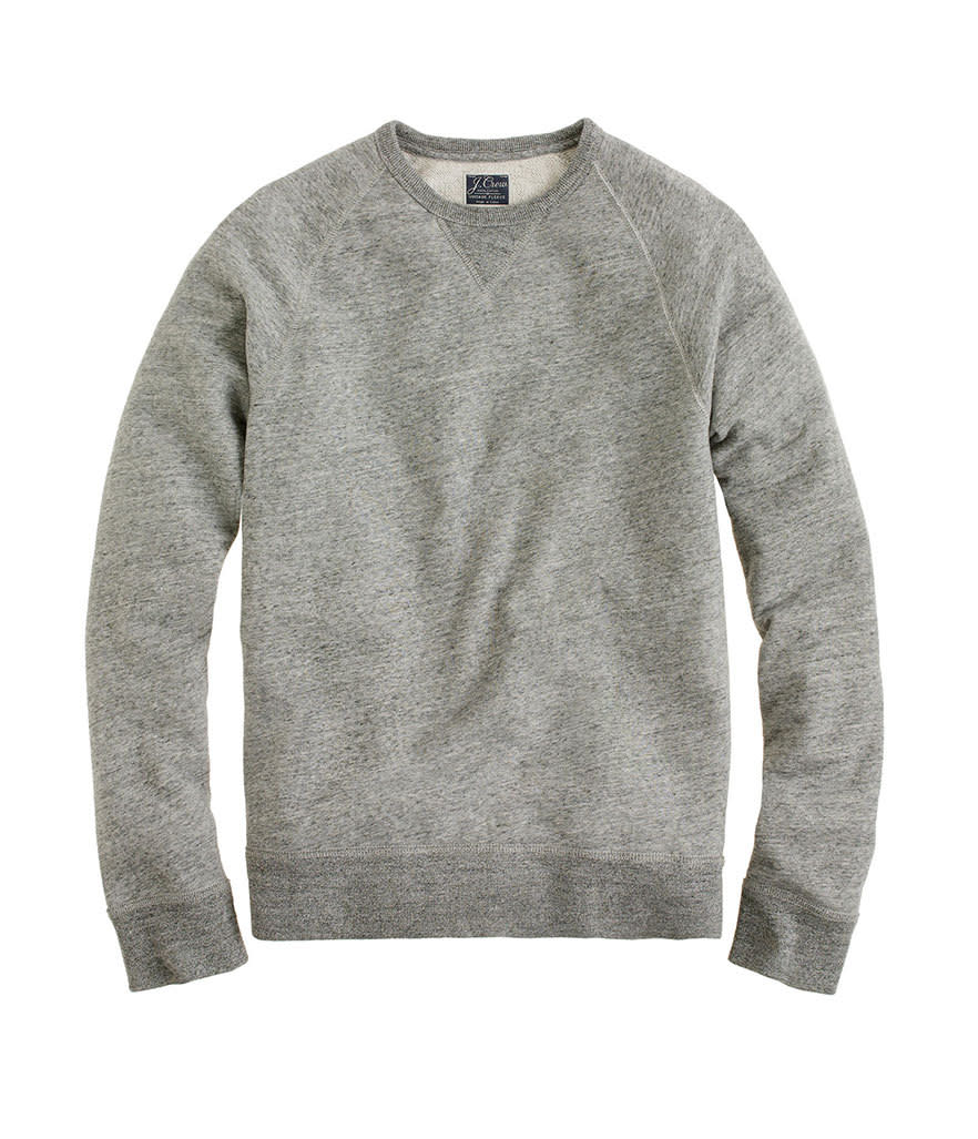 J. Crew Solid Sweatshirt in Graphite