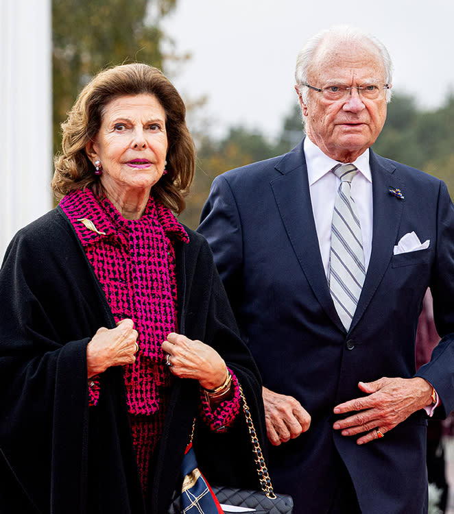 El rey Carlos Gustavo de Suecia y su esposa Silvia 