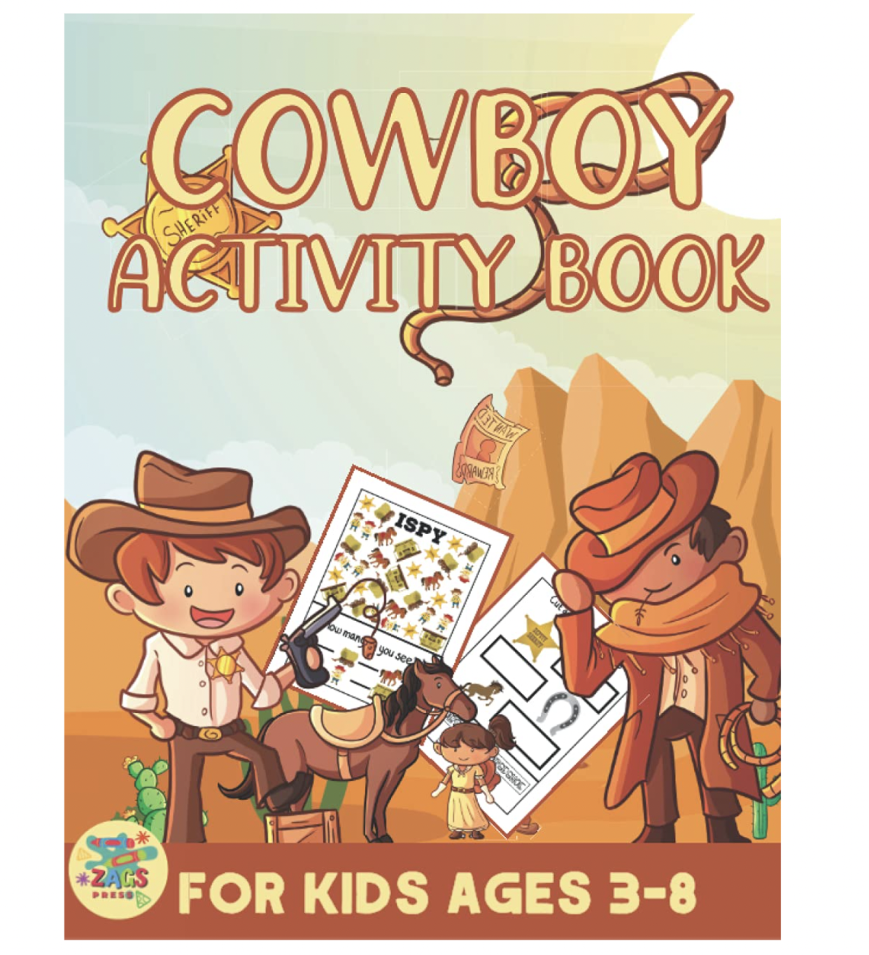 Cowboy Activity Book