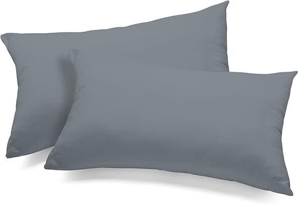 A two-pack of couch throw pillow inserts