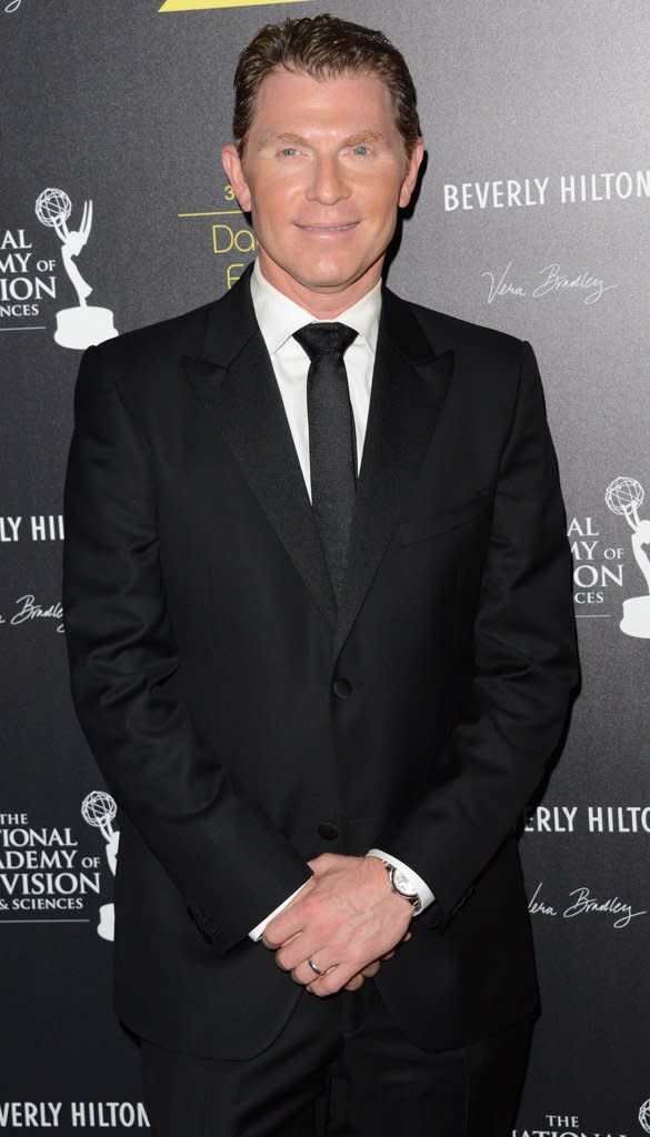 Bobby Flay arrives at The 39th Annual Daytime Emmy Awards held at The Beverly Hilton Hotel on June 23, 2012 in Beverly Hills, California.