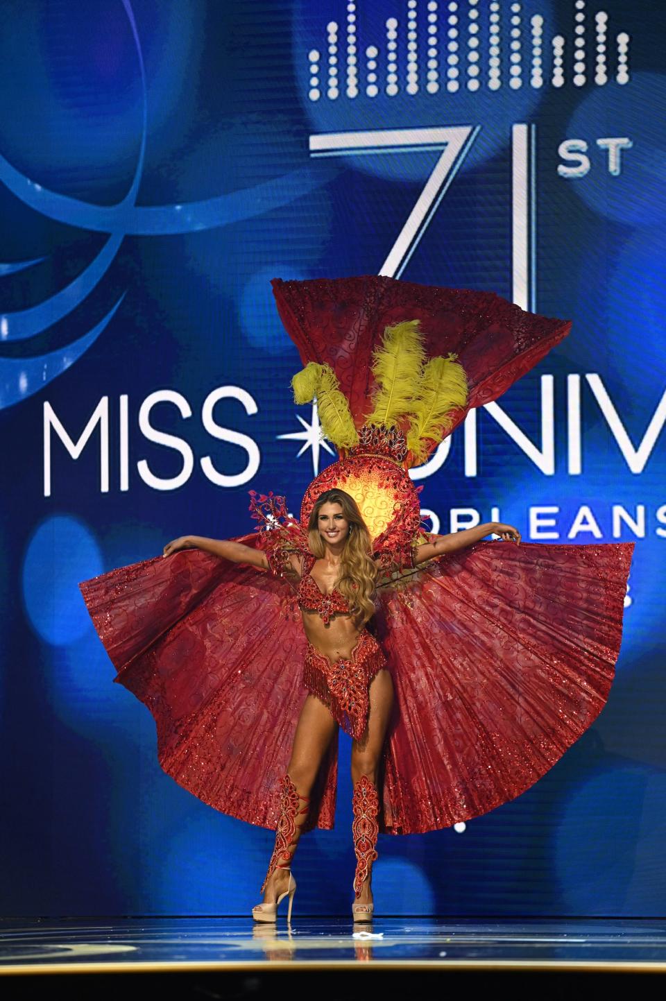Miss Peru in the 2023 Miss Universe Costume Contest.