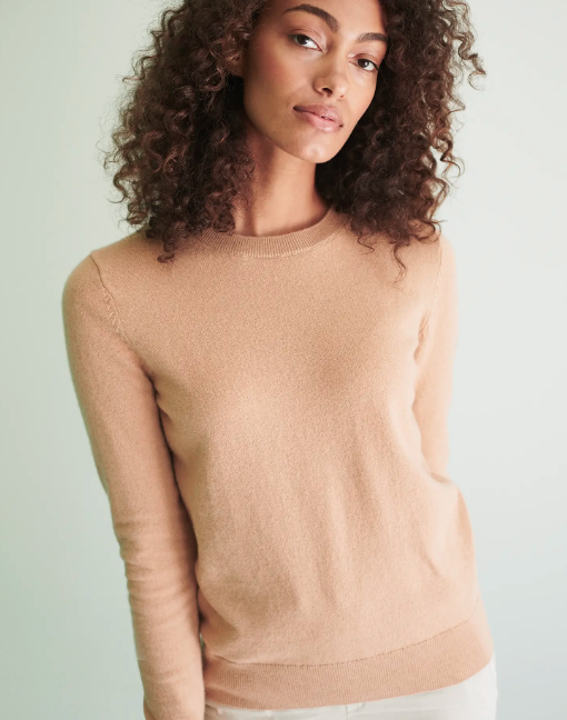 3) Mongolian Cashmere Crewneck Sweater