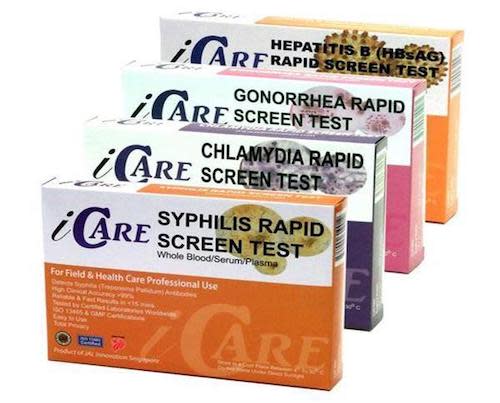 sexual health multi test pack test kit labs