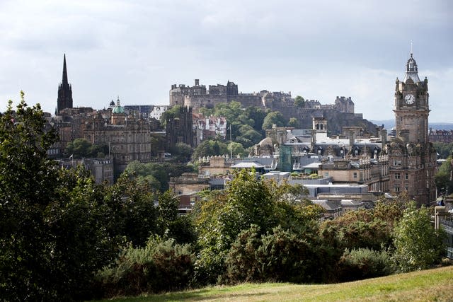 A view of Edinburgh