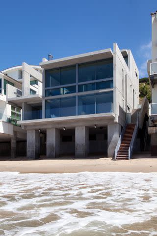 <p>Roger Davies/The Oppenheim </p> The Malibu property before it was gutted